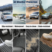 All-Weather TPE Floor and Cargo Liners for 2021–2024 Tesla Model Y – 6 Pieces