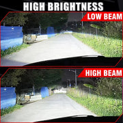 H4 LED Headlight Bulb – 6000K, CANBUS, Projector-Compatible