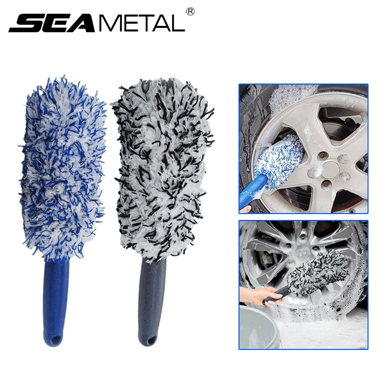 Plush Wheel and Rim Cleaning Brush – 30 cm