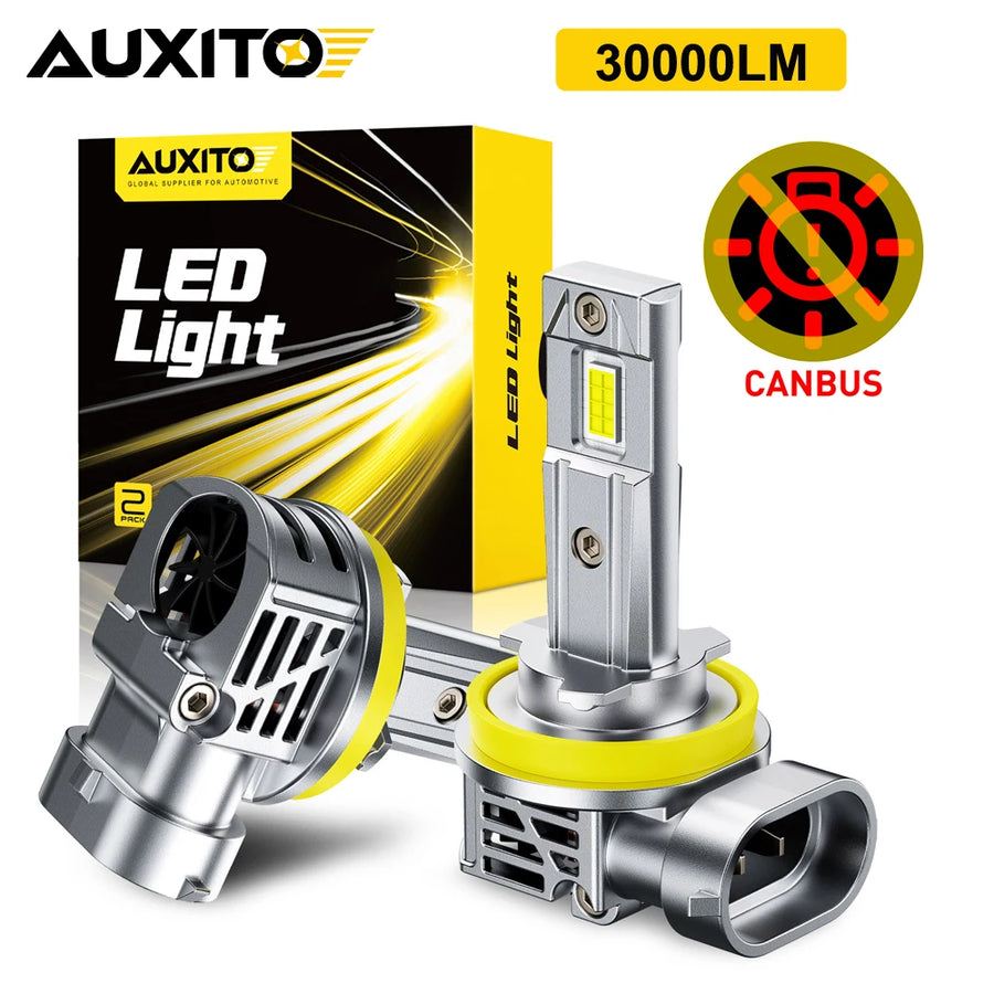 2-Piece H11/H16/9005/9006 LED Headlight Bulb – CANBUS