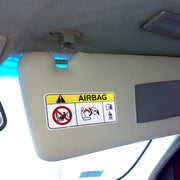 Airbag Warning Waterproof Vinyl Car Decal