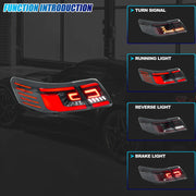 Toyota Camry SE/CE Sequential LED Tail Light Pair – 2007–2011