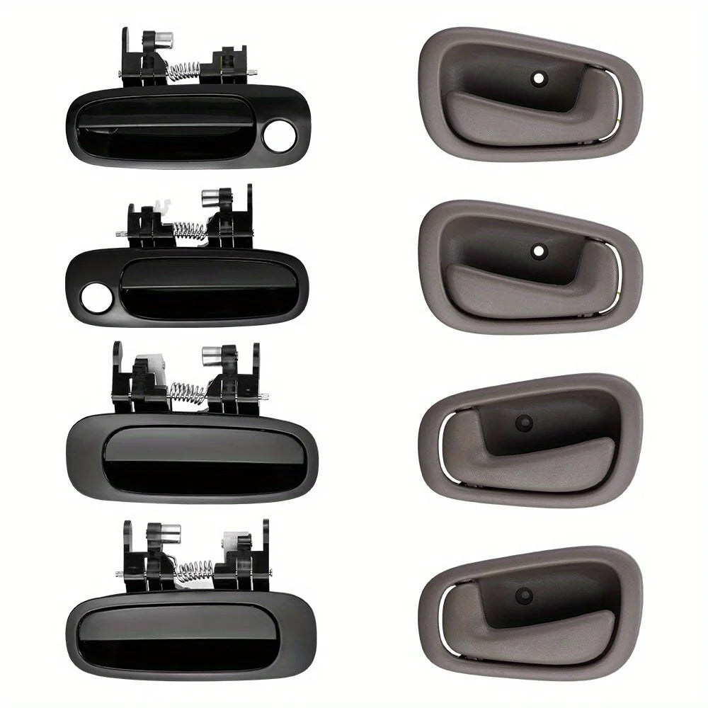 Toyota Corolla Interior & Exterior Door Handle Set – 1998–2002, 8-Piece