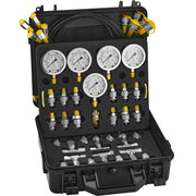 Hydraulic Pressure Test Gauge Kit for Excavators, Tractors and Machinery