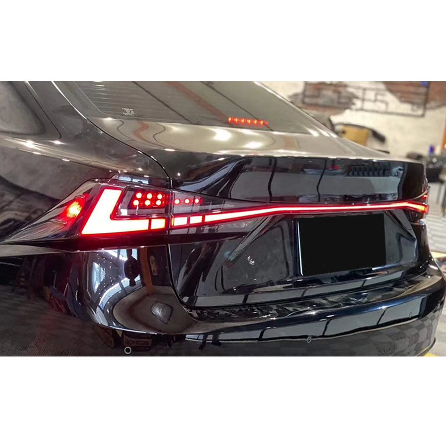 Lexus 3IS Clear Sequential LED Tail Light Pair – 2014–2020