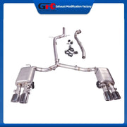 Stainless Steel Valved Cat-Back Exhaust System for Audi A4 A5.5 A4 A5 2008-2016