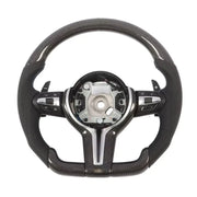 BMW F-Series Carbon-Fiber D-Shape Steering Wheel with Paddles
