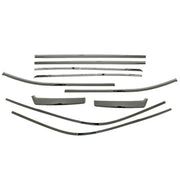 Exterior Window Trim Set for Toyota Tundra Weatherstrip Seal 2022-2026