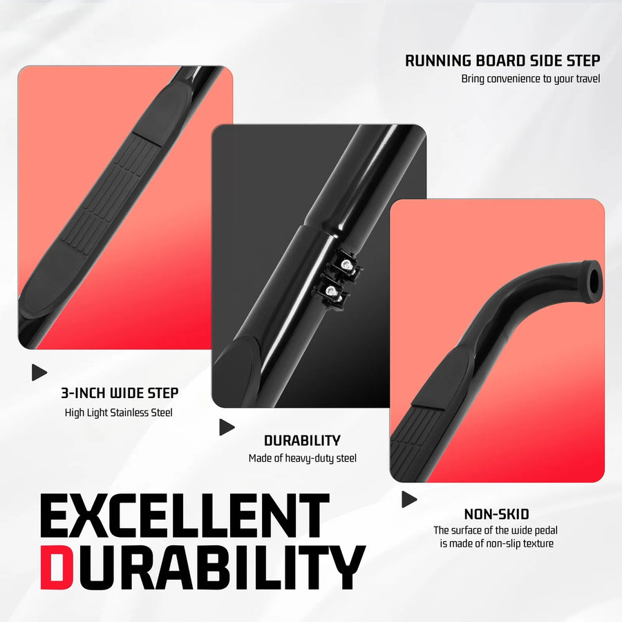 Running Board Side Step Set for Chevrolet Colorado GMC Canyon 2004-2012