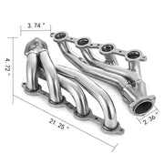 Stainless Steel Shorty Headers for Chevrolet LS1 LS2 LS3 LS6 LS7 Chevelle Camaro