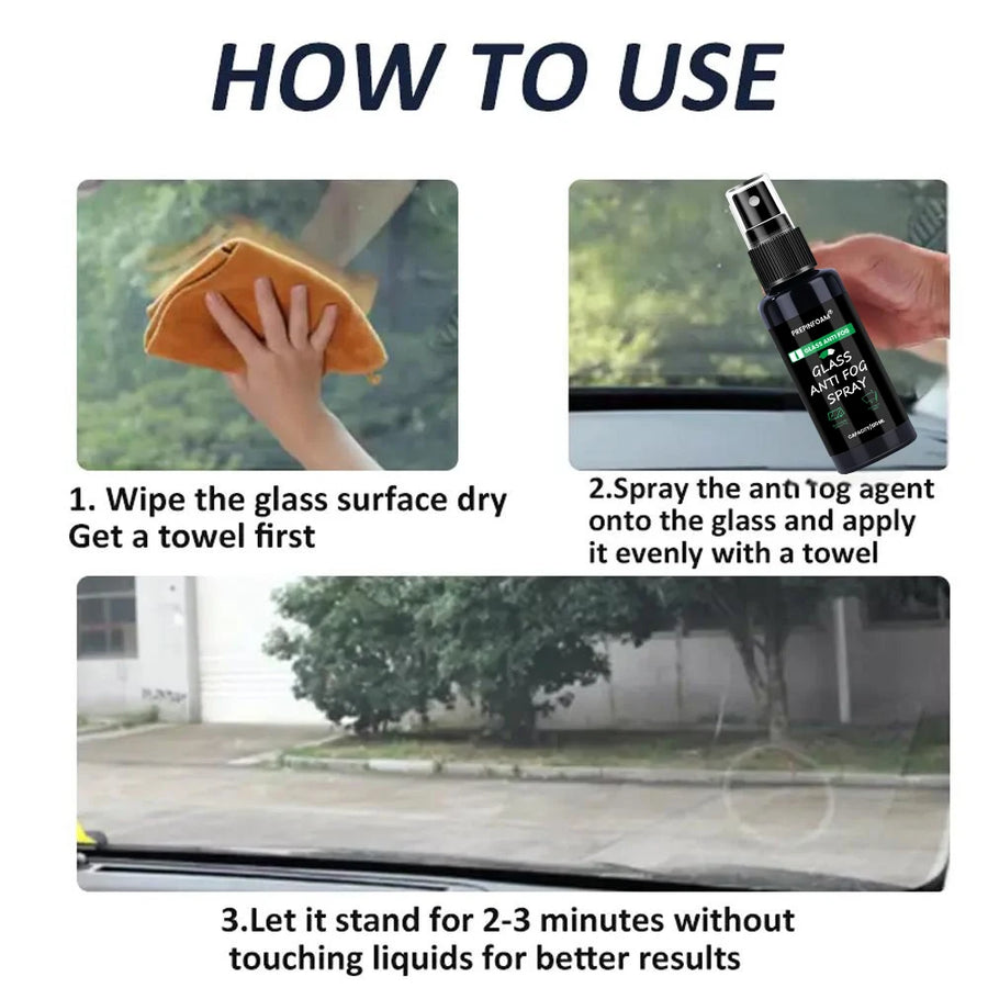 Automotive Windshield Anti-Fog Treatment