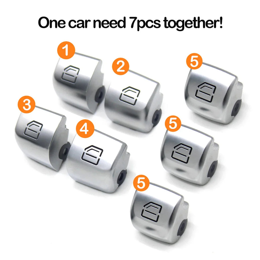 Window Regulator Switch Button Cover Cap for Mercedes-Benz C E GLC S Class W205 W253 W213 W293