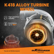 Universal T76 T4 Turbocharger, V-Band, 0.80/0.96 A/R