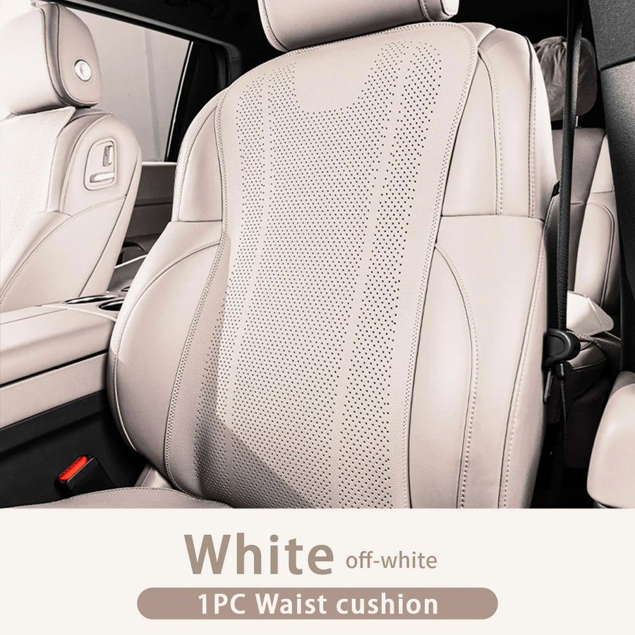 Universal Leather-look Car Seat Cover and Cushion Set