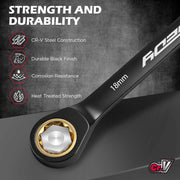 24-Piece Metric and SAE Ratcheting Wrench Set