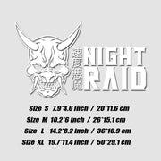 JDM Night Raid Waterproof Vinyl Decal