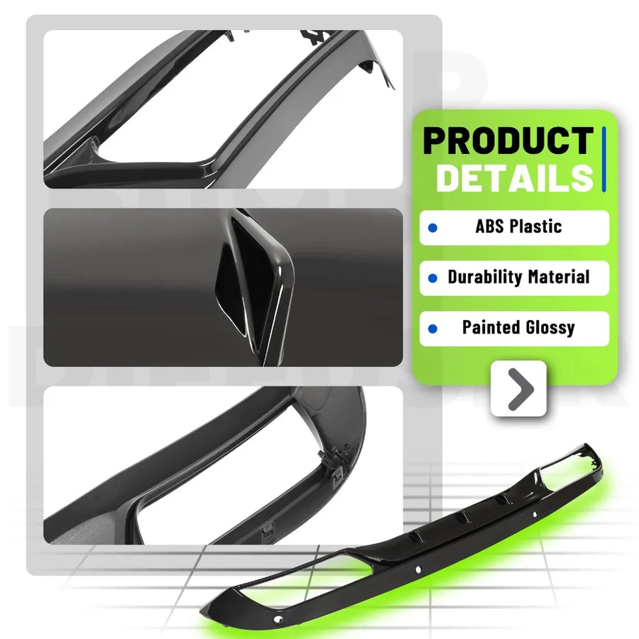 Gloss Black Rear Bumper Diffuser for 2015–2018 Mercedes-Benz W205