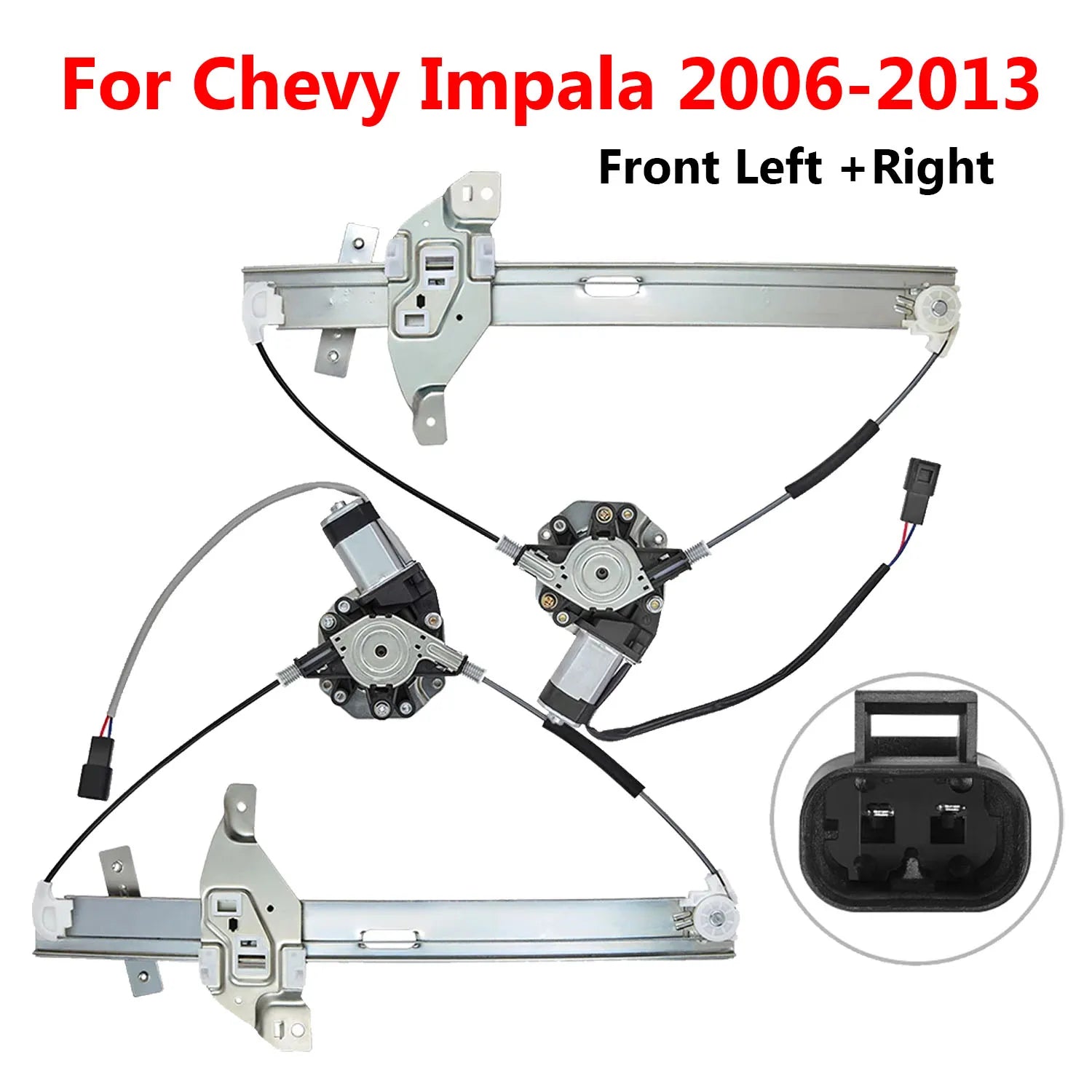 Front Power Window Regulator with Motor for 2006–2013 Chevrolet Impala