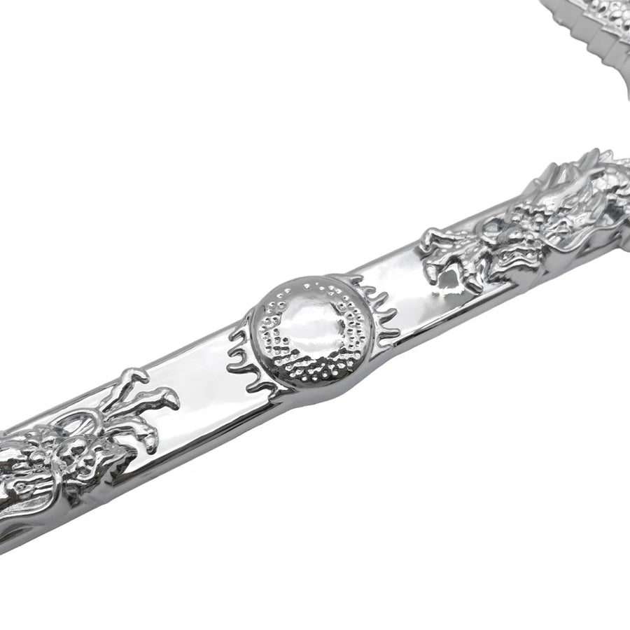 Dragon Chain-Style ABS License Plate Frames - Pair