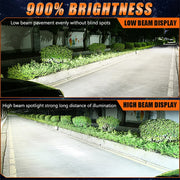 2-Piece H1/H4/H7/H11/H27/9005 LED Headlight Bulb – 6000K