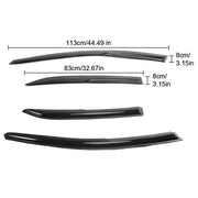 Window Visors for 2018–2023 Toyota Camry – 4 Pieces