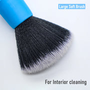 3-Piece Blue Car Interior Detailing Brush Set