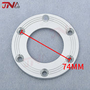 Aluminum 74MM 6 Bolts Steering Wheel Horn Button Center Ring JDM Racing Car Replacement
