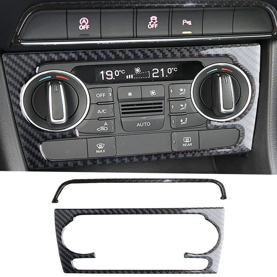 Carbon-Fiber-Style Console Trim for 2012–2018 Audi Q3 8U
