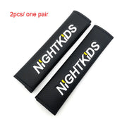 JDM Anime-Style Leather Seat Belt Shoulder Pads - Pair