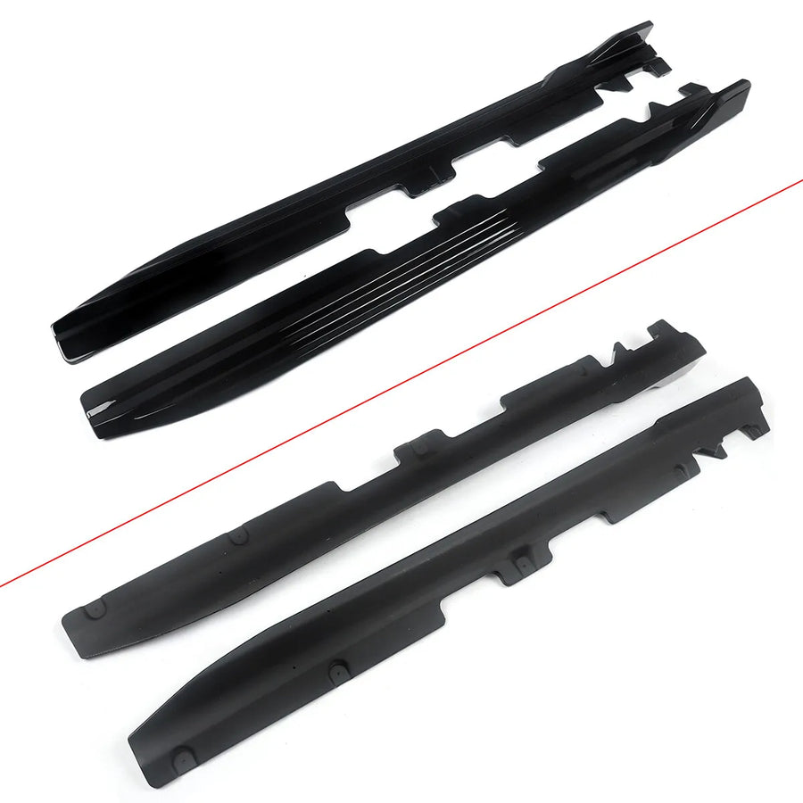 BMW X3/X4 G01/G02 Gloss-Black Side Skirt Extension Pair – 2018–2023