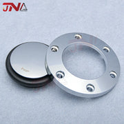 Universal Horn Button Chrome Billet Suit Classic Steering Wheel Horn Push Cover 70MM PCD