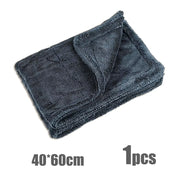 1300 GSM Grey Microfiber Drying Towel, Three Size Options
