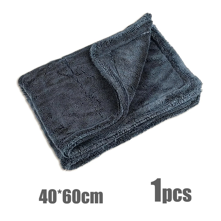 1300 GSM Grey Microfiber Drying Towel, Three Size Options