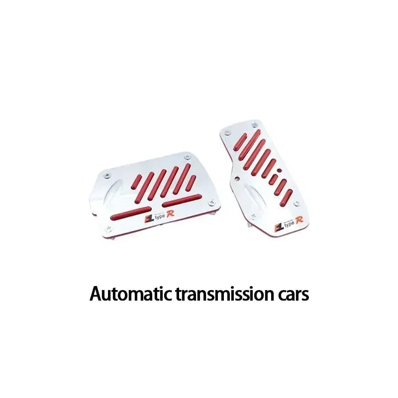 Non-Slip Aluminum Manual Pedal Cover Set – 2/3-Piece
