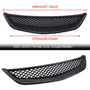 Black Front Grille for Honda Civic EK EJ 1996-2003