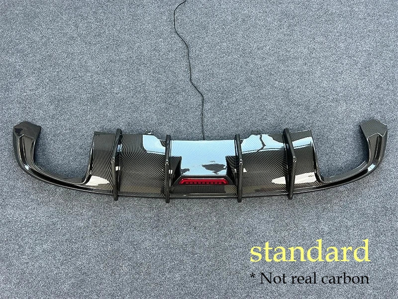 Rear Bumper Diffuser for Audi A4/S4 B9 Sedan 2017-2019