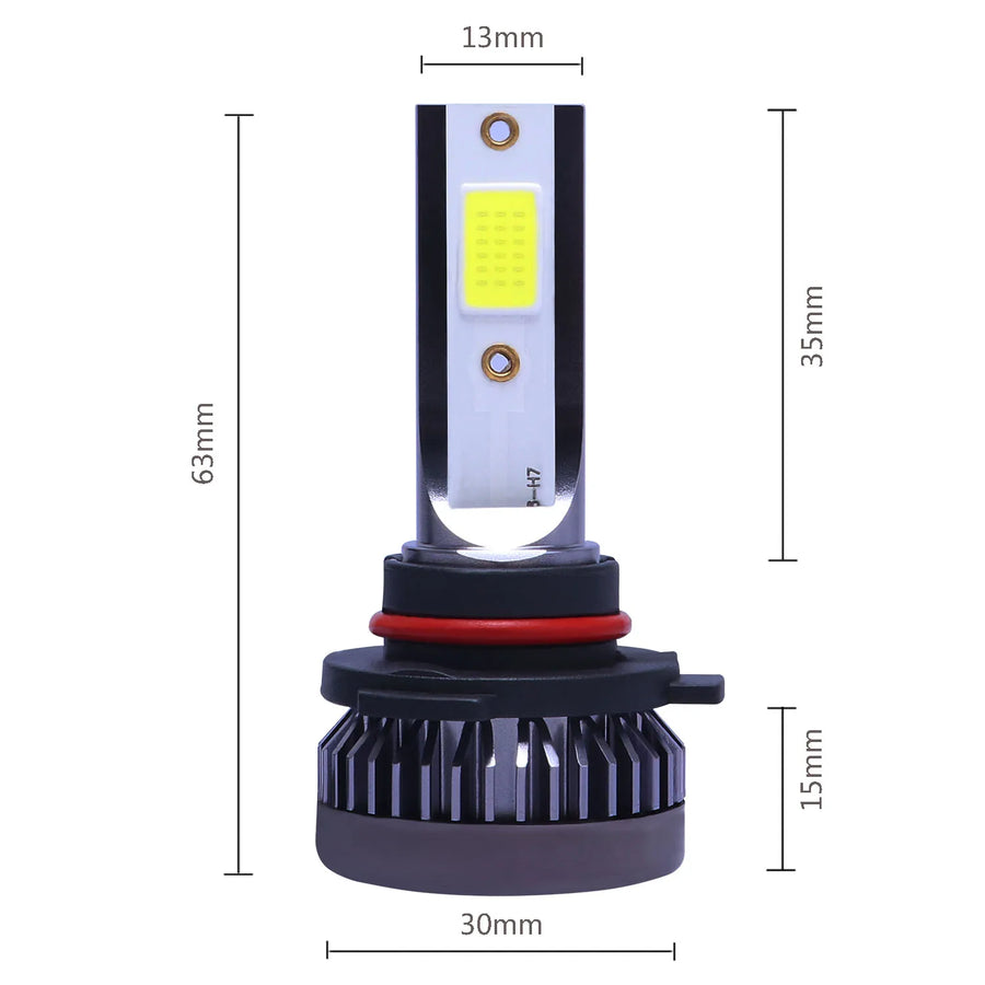 2-Piece 12V LED Headlight Bulb Conversion Kit – Multiple Bulb Sizes