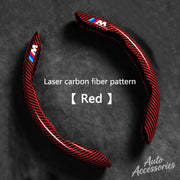 2-Piece M-Style Carbon-Fiber-Pattern Steering Wheel Cover