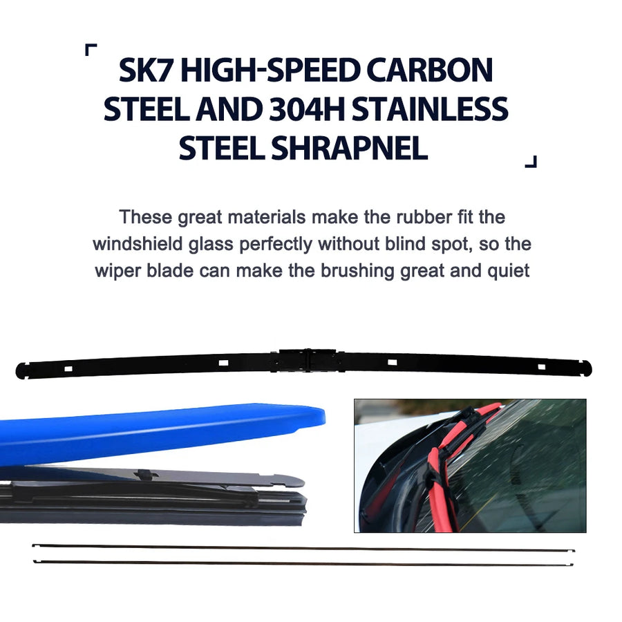Windshield Wiper Blade Set for Volkswagen VW Golf Gti 1990-Now 1990 and Newer