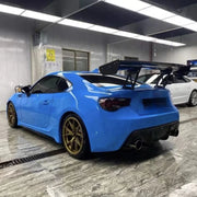 Universal Carbon-Fiber Double-Layer Rear Wing Spoiler