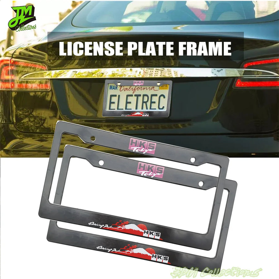 Universal JDM Racing Style ABS License Plate Frames – Pair