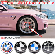 Aluminum Wheel Center-Cap Emblem Sticker Set for BMW X5
