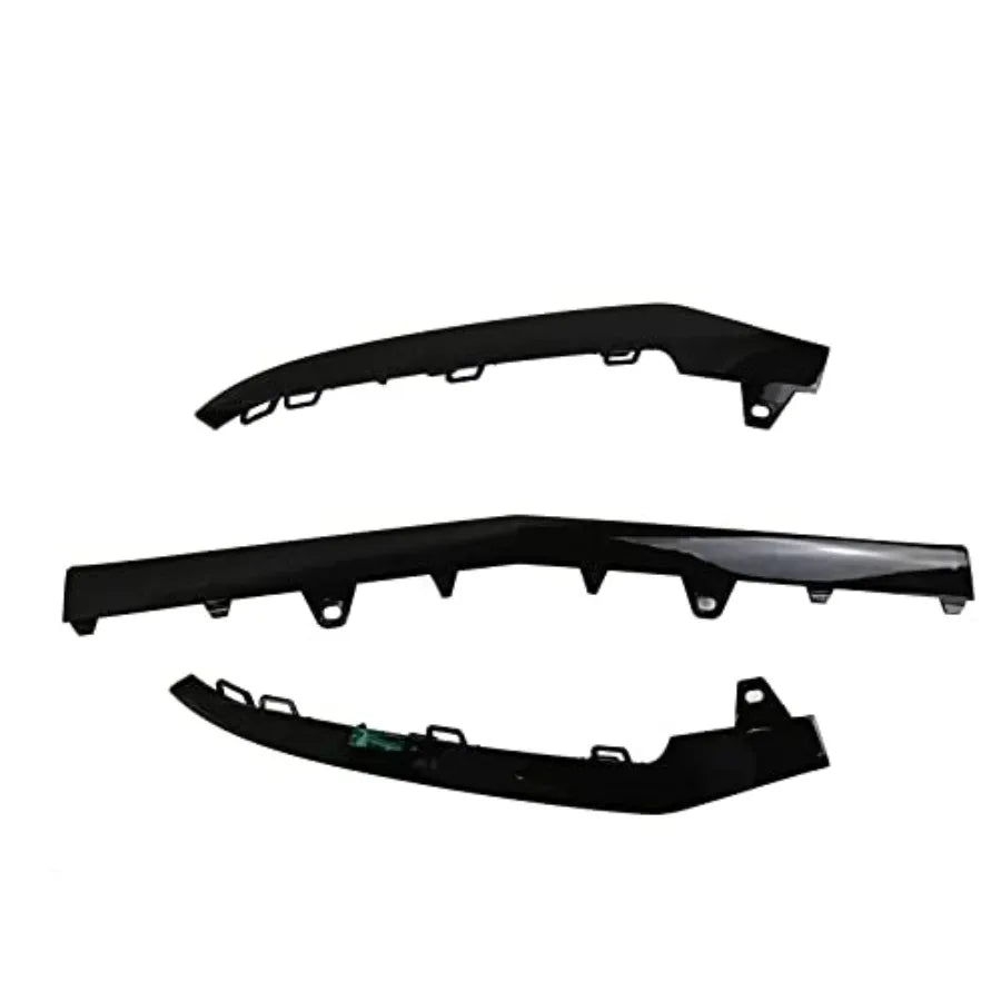 3-Piece Lower Front Grille Trim for Mercedes-Benz E-Class 2014-2016