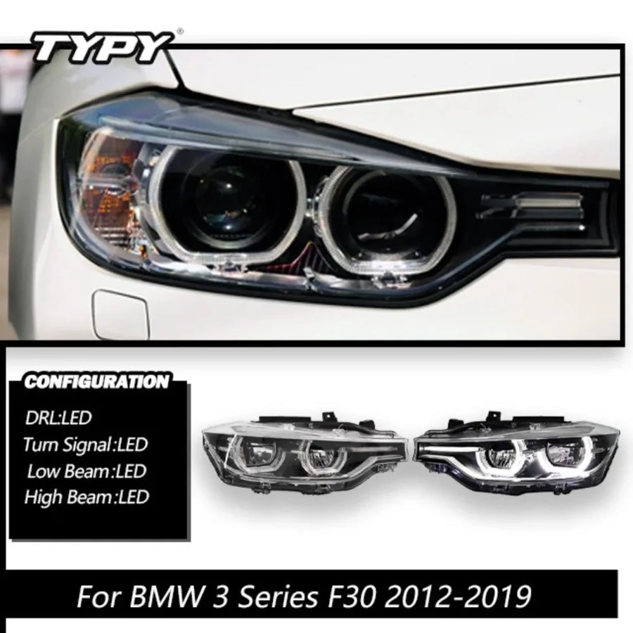 LED Headlight Assembly Set for 2012–2019 BMW F30
