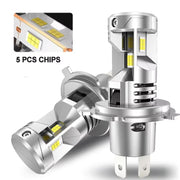 2-Piece H4/H7 LED Headlight Bulb – 6000K, CANBUS