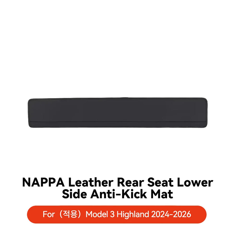 Rear Seat Anti-kick Protective Mat for Tesla Model 3/Y