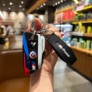 Zinc Alloy and Silicone Car Key Case Cover for BMW
