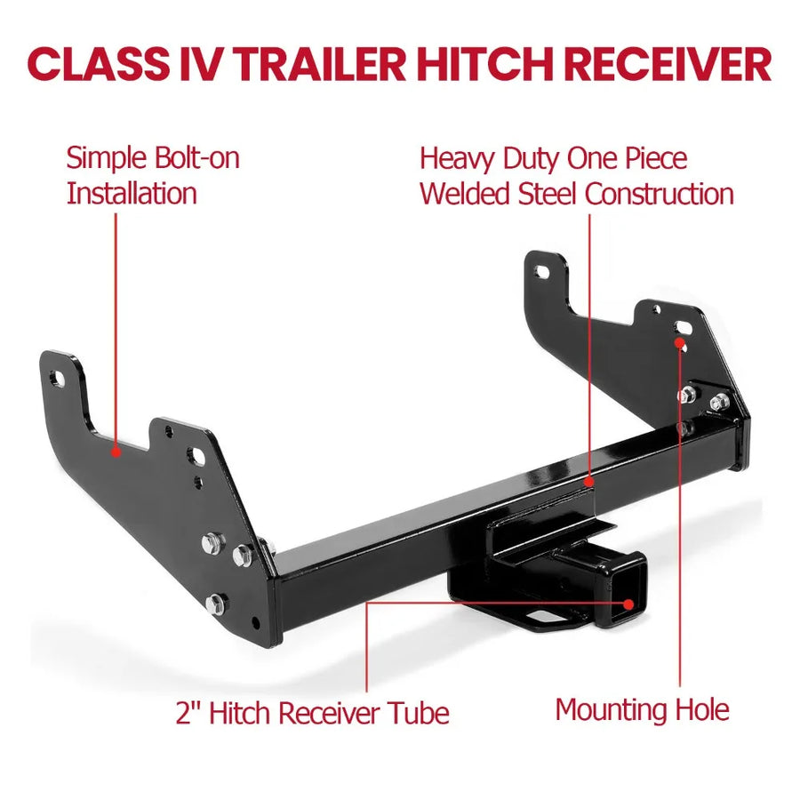 Class IV 2 in Trailer Hitch Receiver – 2015–2026 Ford F-150
