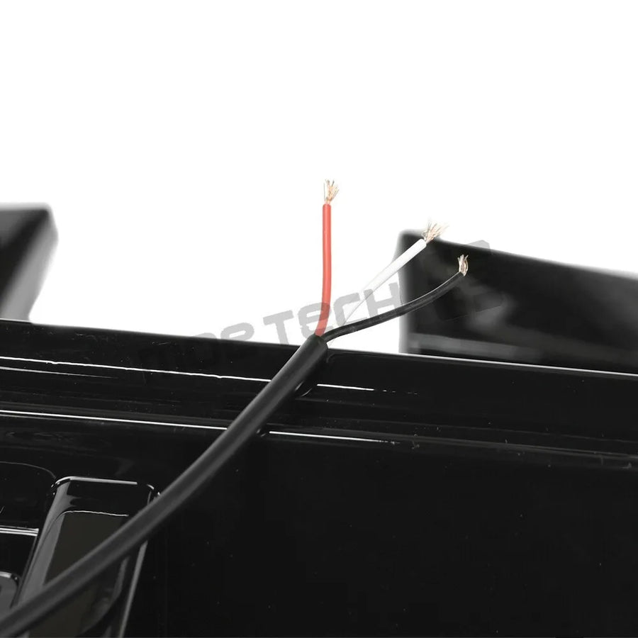 Gloss Black Rear Bumper Diffuser with Light for BMW G20 330i/M340i