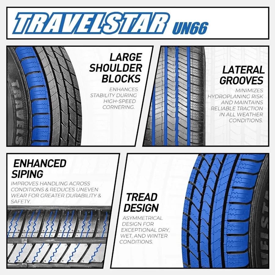 235/60/R18 Passenger All Season Tire 103 V Set of 4 All Season